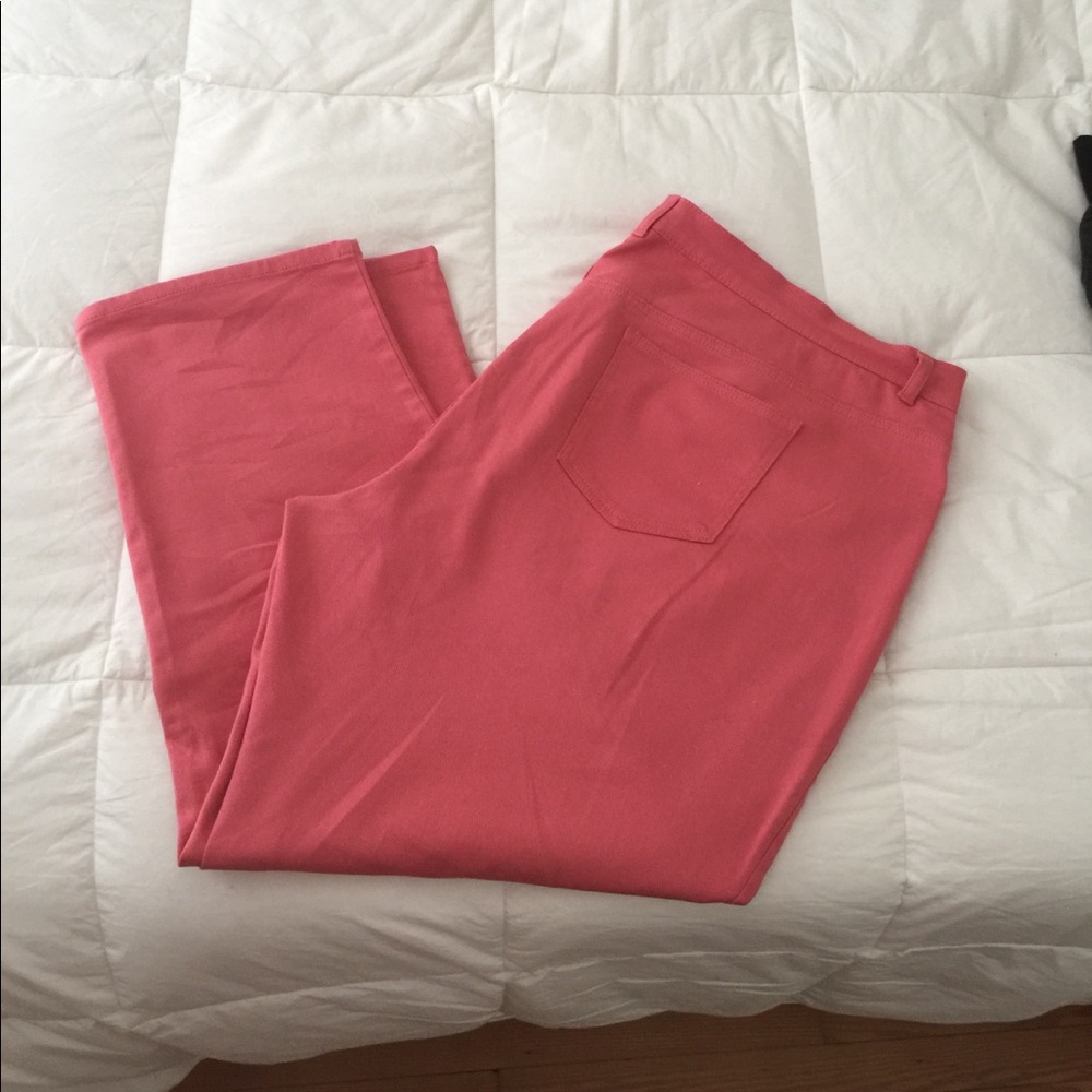 Coral Bootcut Jeans